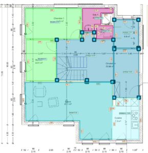 JustBIM Plan revêtements par pièces