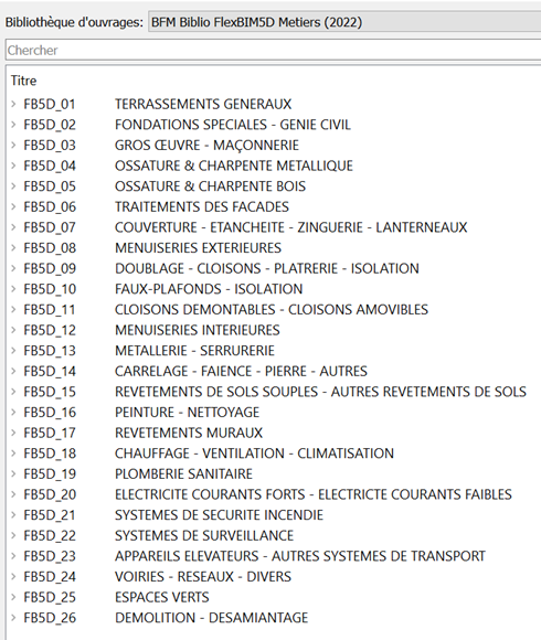 Apercu Base FlexBIM5D Apercu Base FlexBIM5D