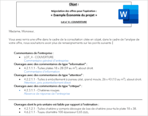 DeviSOC 6 - Word Rapport de commentaires