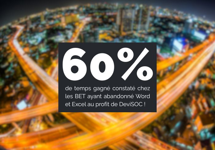 60% de temps gagné 60% de temps gagné